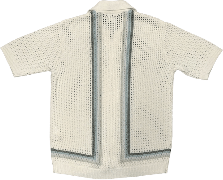 Kith 'Waffle' Crochet Button Down Shirt