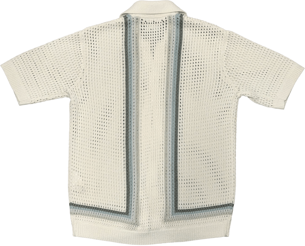 Kith 'Waffle' Crochet Button Down Shirt