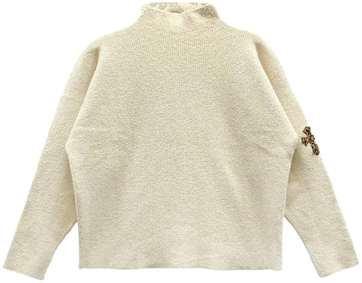 Chrome Hearts 'Pima Cotton Cheetah Patched' Sweater