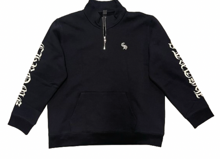 Chrome Hearts 'Slo Ride' Black Quarter Zip