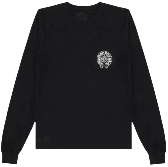 Chrome Hearts 'Miami' Floral Horseshoe Longsleeve
