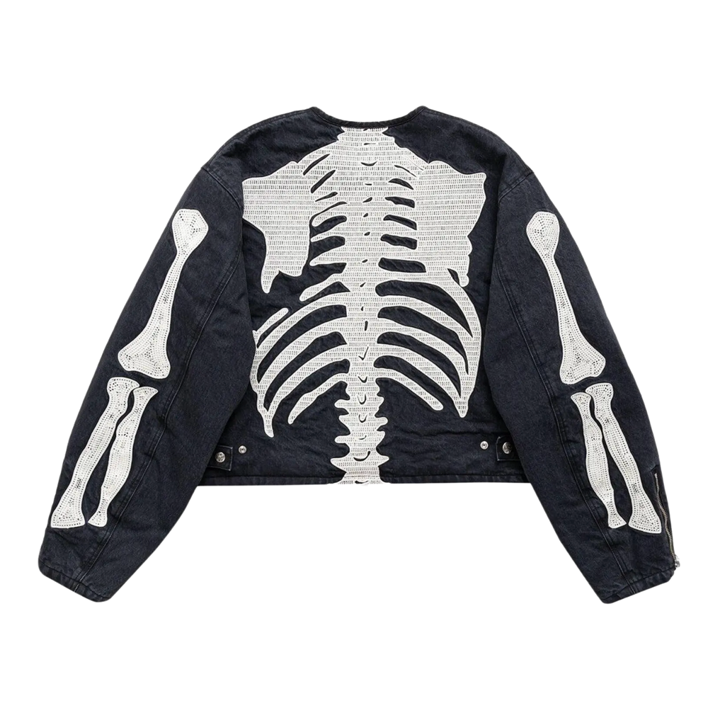 Kapital 'Black Denim' Bone Jacket