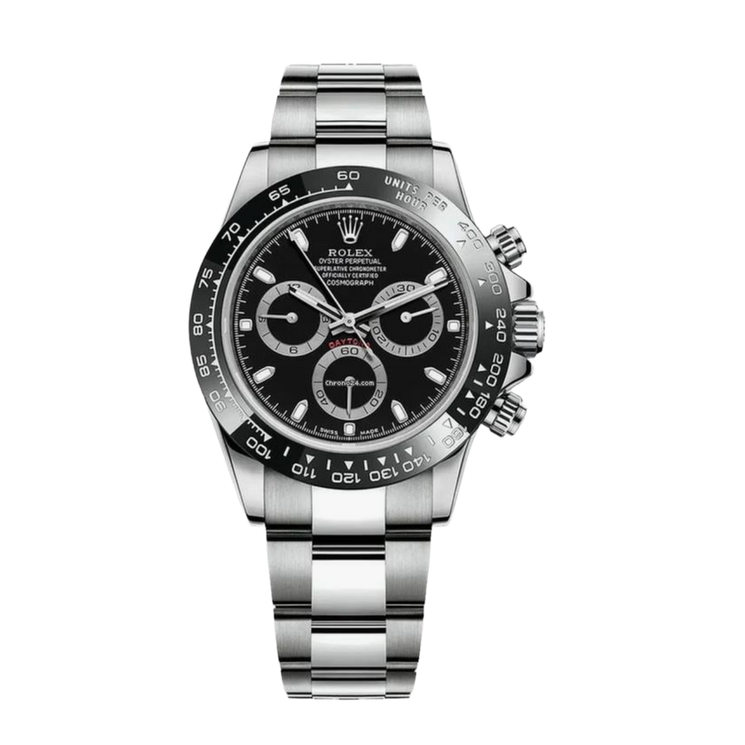 Rolex Daytona 'Black Index Dial' 40 Oyster Stainless Steel Bracelet Watch 2023 126500LN