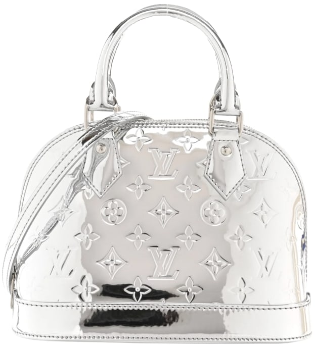 Louis Vuitton 'Silver' Monogram Miroir Alma BB