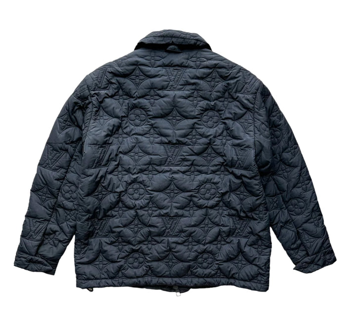 Louis Vuitton 'Navy' Monogram Padded Jacket