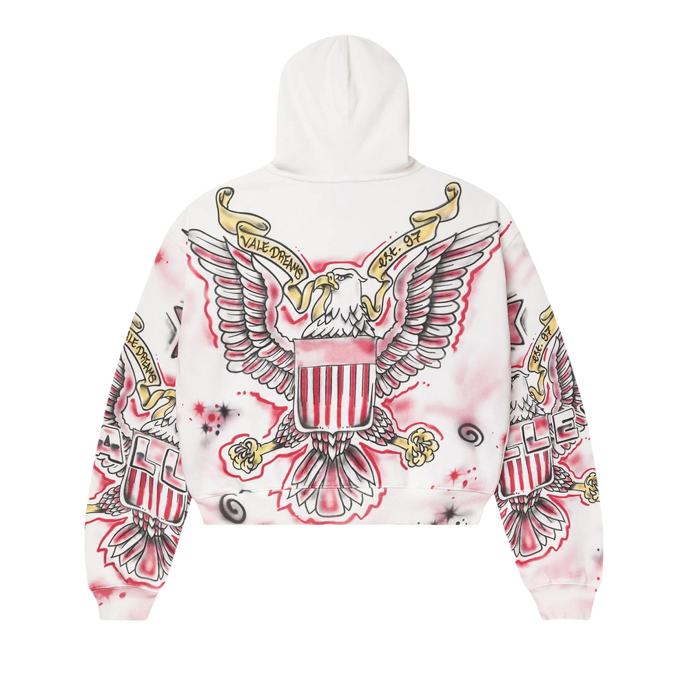 Vale 'Flag' White Hoodie