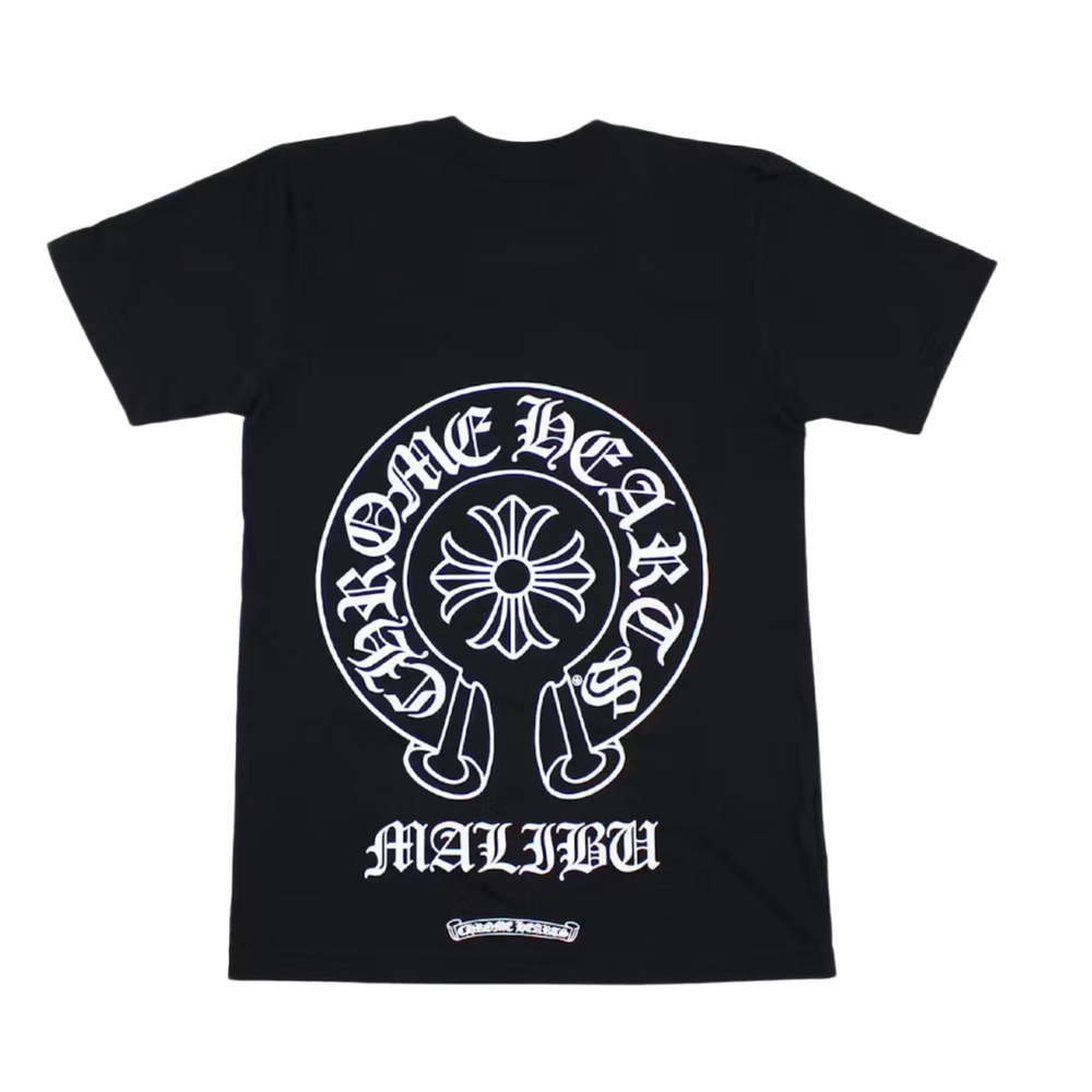 Chrome Hearts 'Malibu Horseshoe' Black Tee