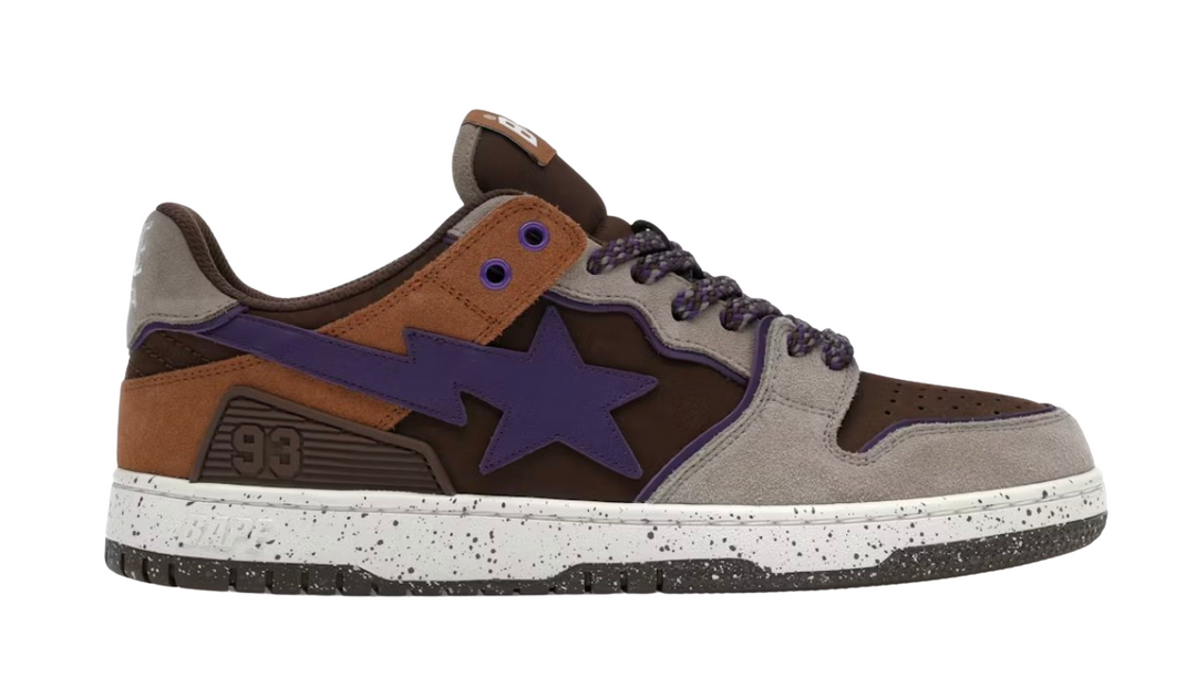 A Bathing Ape Bape Sta 'Brown Purple'