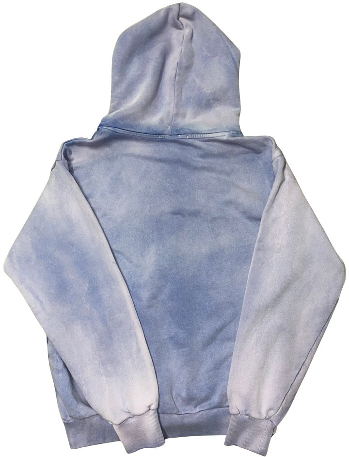 Bossi 'Skull Skeleton' Rhinestone Purple Zip Up Hoodie