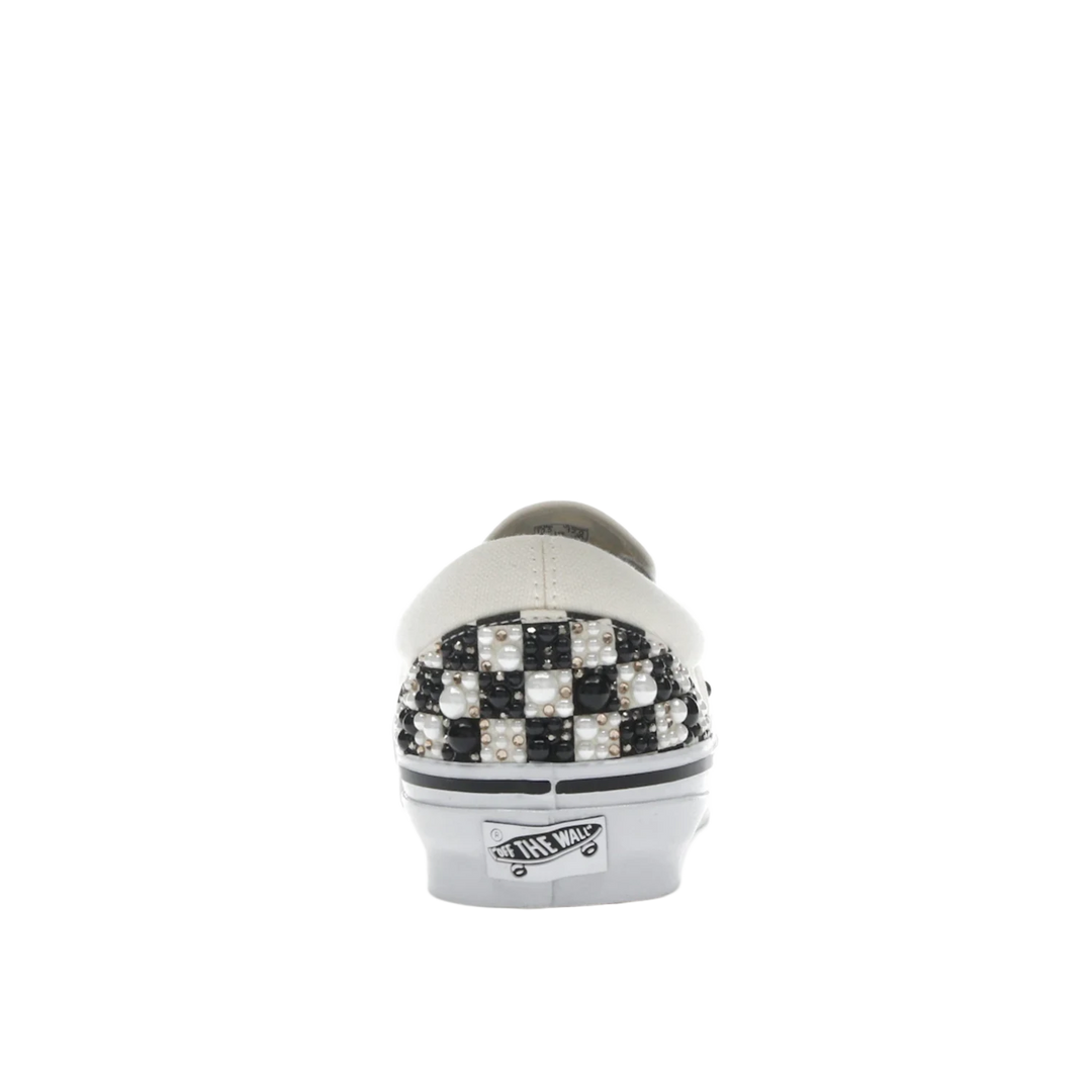 Vans Classic Slip-On Mattias Gollin Pearl Embellished Checkerboard Black White