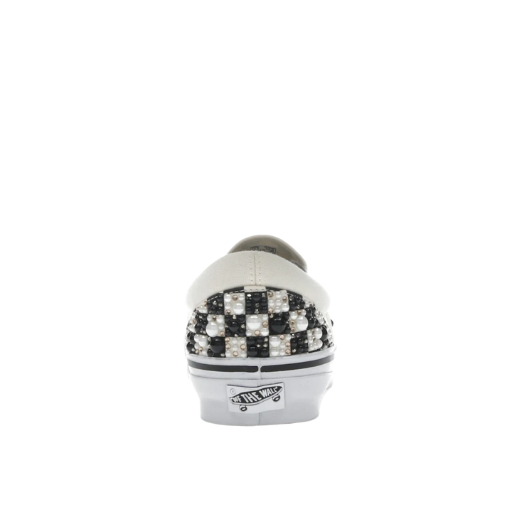 Vans Classic Slip-On Mattias Gollin Pearl Embellished Checkerboard Black White