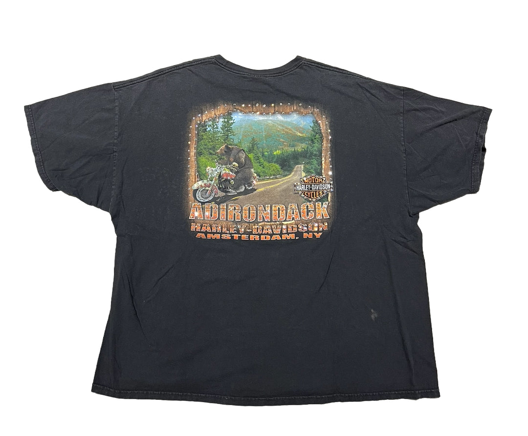 Harley Davidson 'Adirondack' Rhinestone Vintage Tee