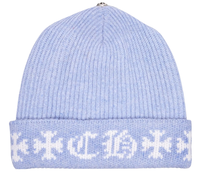 Chrome Hearts 'Blue' Big Daddy Cashmere Beanie