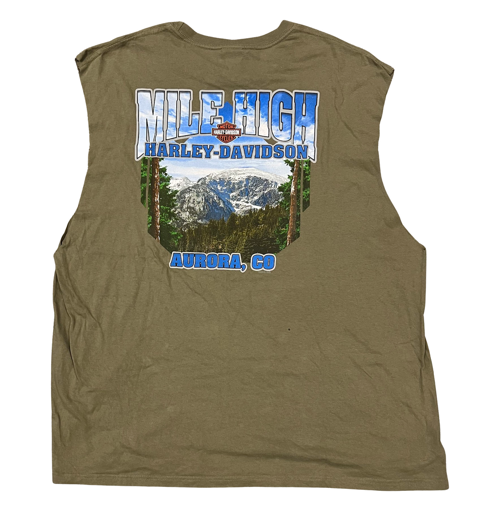 Harley Davidson 'Mile High' Vintage Cutoff