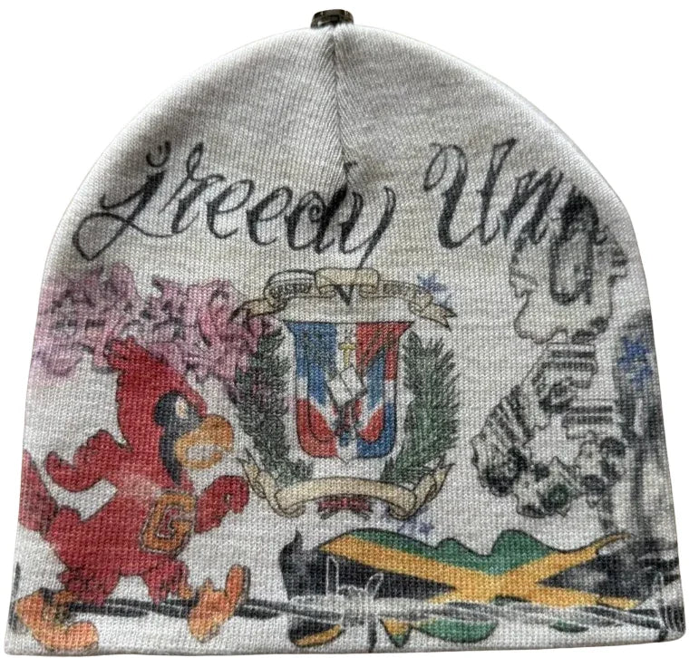 Greedy Unit 'All Over Print' beanie