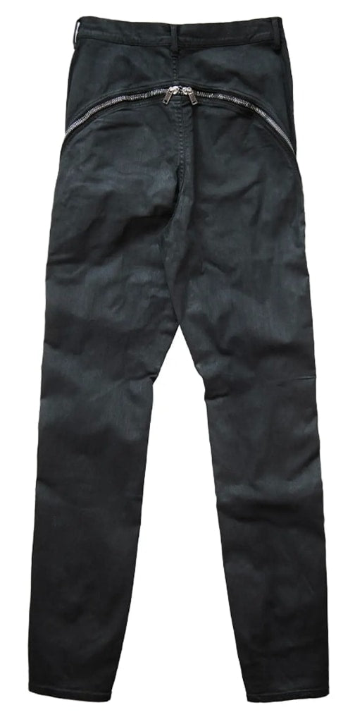 Rick Owens DRKSHDW Bolan Banana Jeans With Zips Black