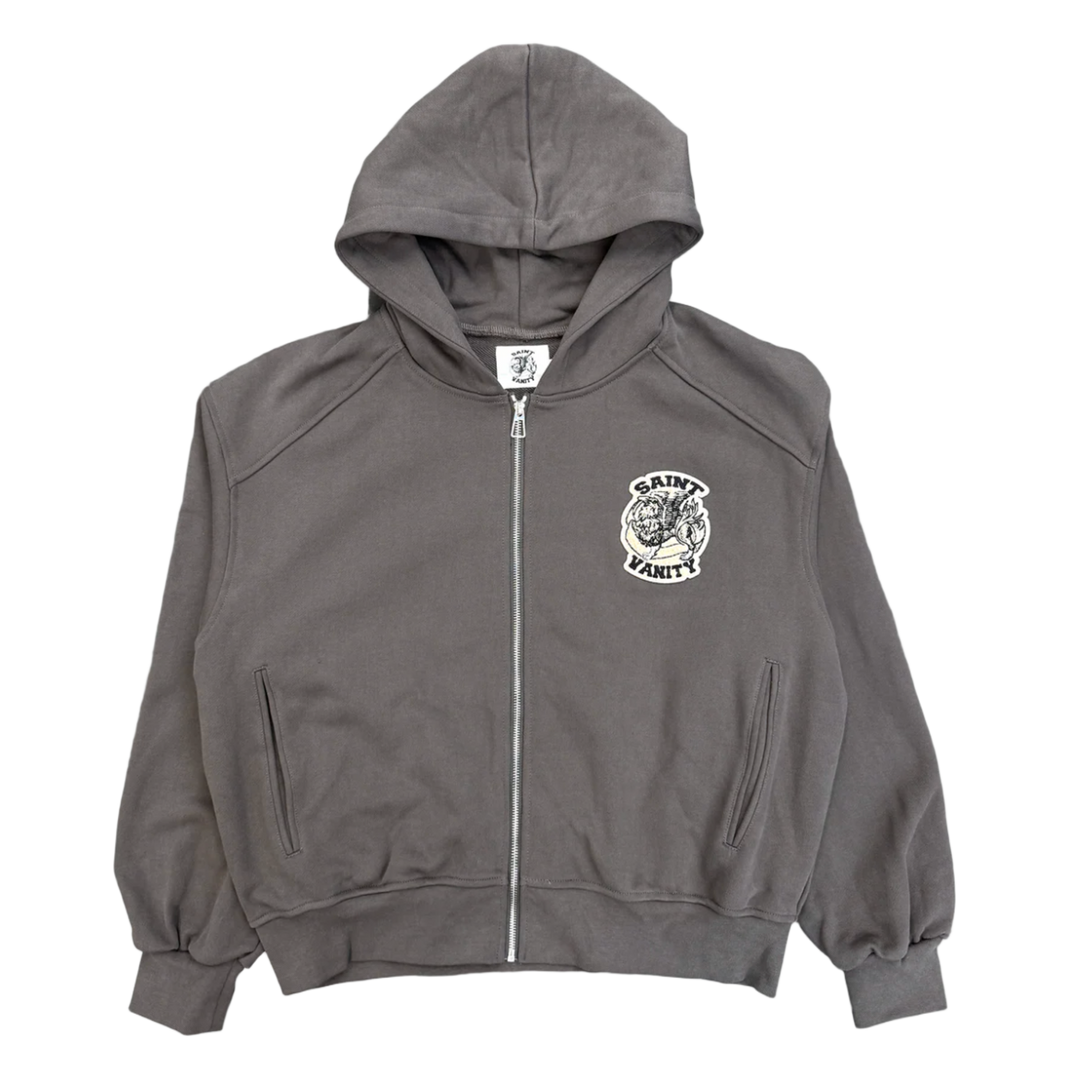 Saint Vanity 'Grey' Uniform Zip Up Hoodie