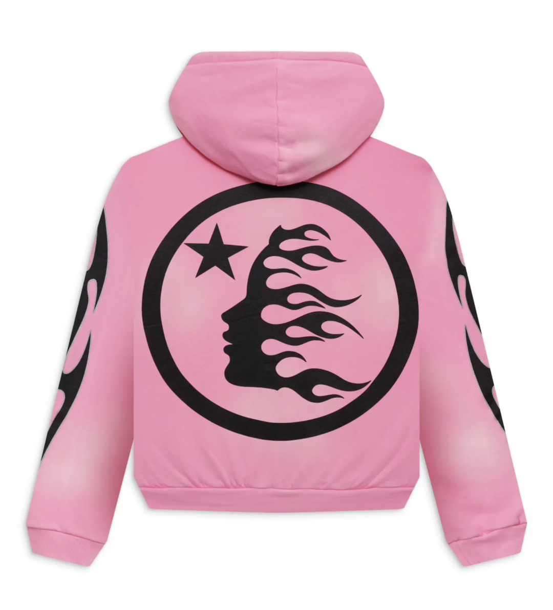 Hellstar 'Pink' Sports Flame Zip Up Hoodie – Showroom LA Hellstar 'Pink' Sports Flame Zip Up Hoodie – Showroom LA