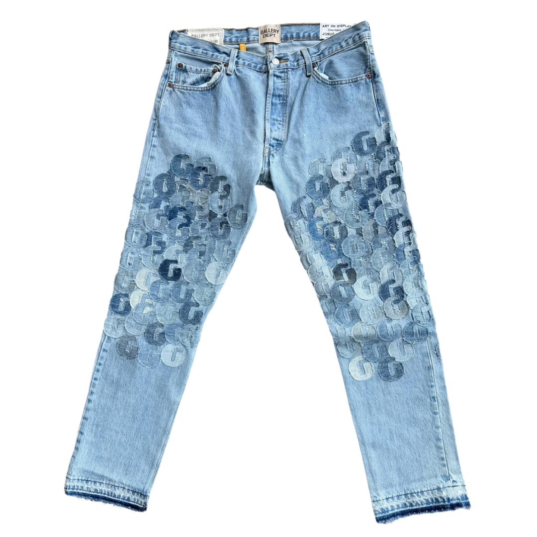 Gallery Dept. 'Super G' Blue Denim Jeans