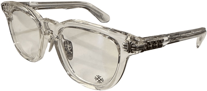 Chrome Hearts 'Smoke Show A' Clear Silver Glasses