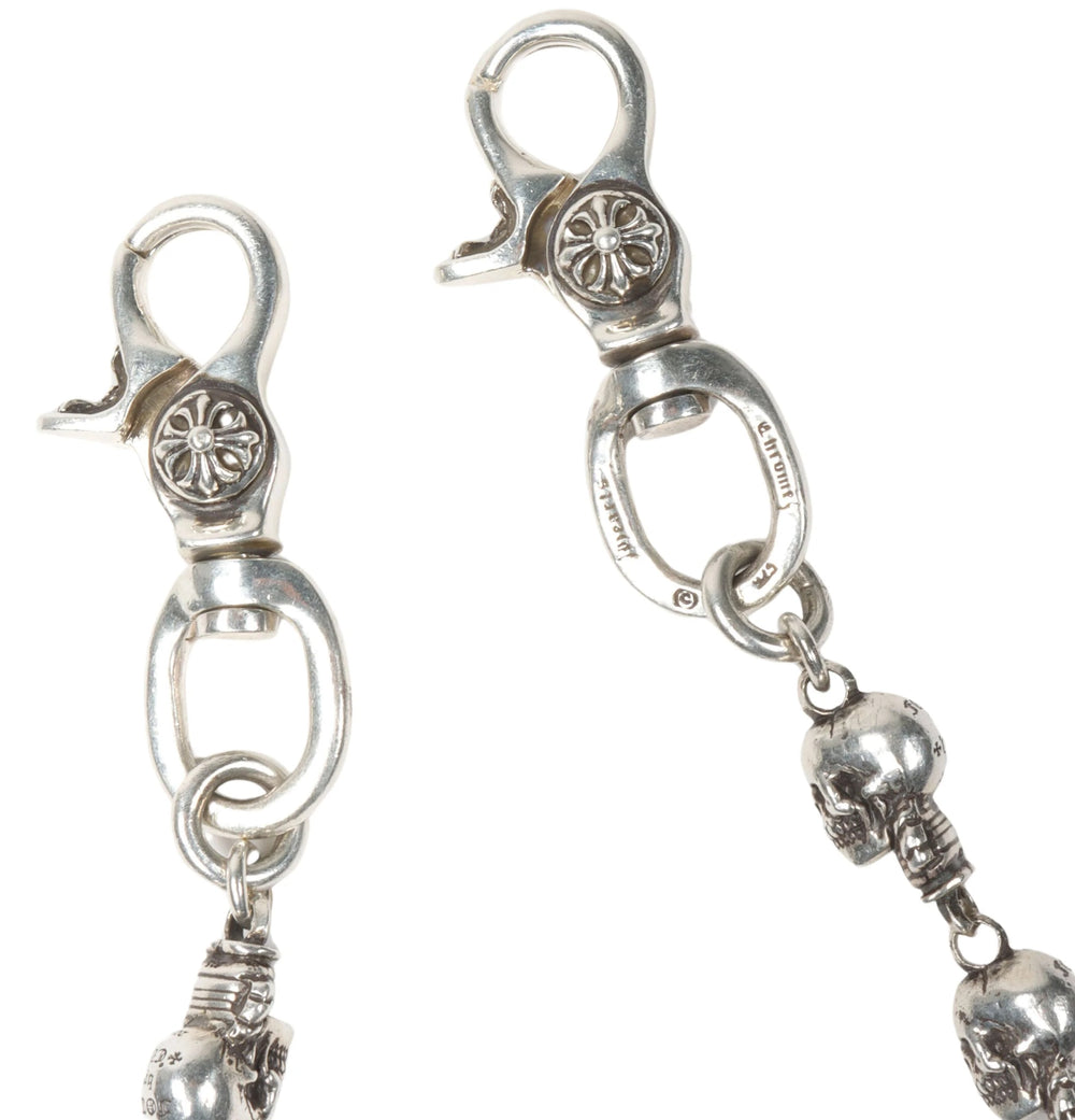 Chrome Hearts Foti 'Skull' 21in Wallet Chain