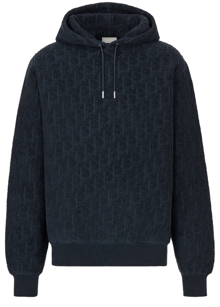 Dior 'Oblique Towel' Navy Hoodie