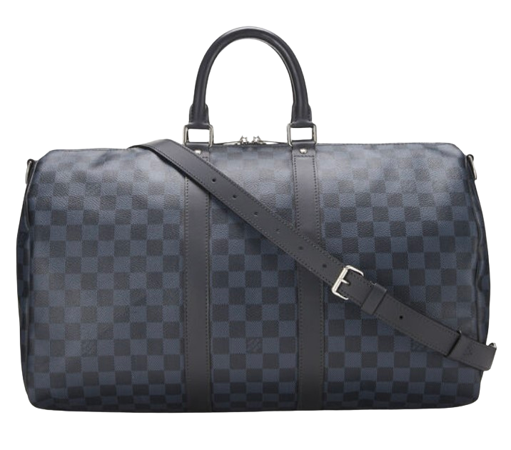 Louis Vuitton Damier 'Cobalt Blue' Keepall 45 Duffle Bag