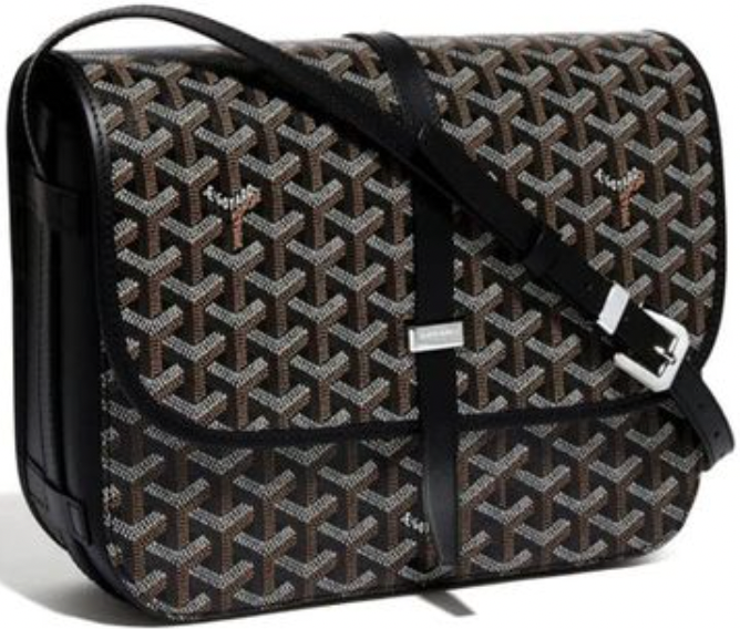 Goyard 'Black' Belvedere MM Bag
