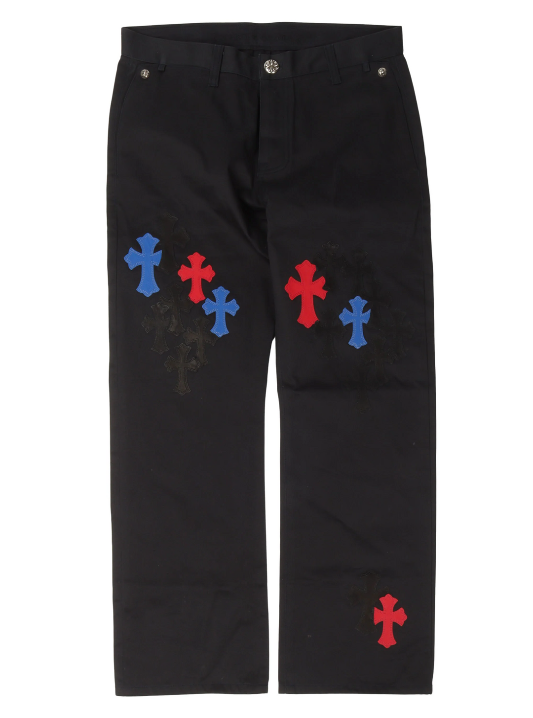 Chrome Hearts '35 Patch' Black Chino Pants