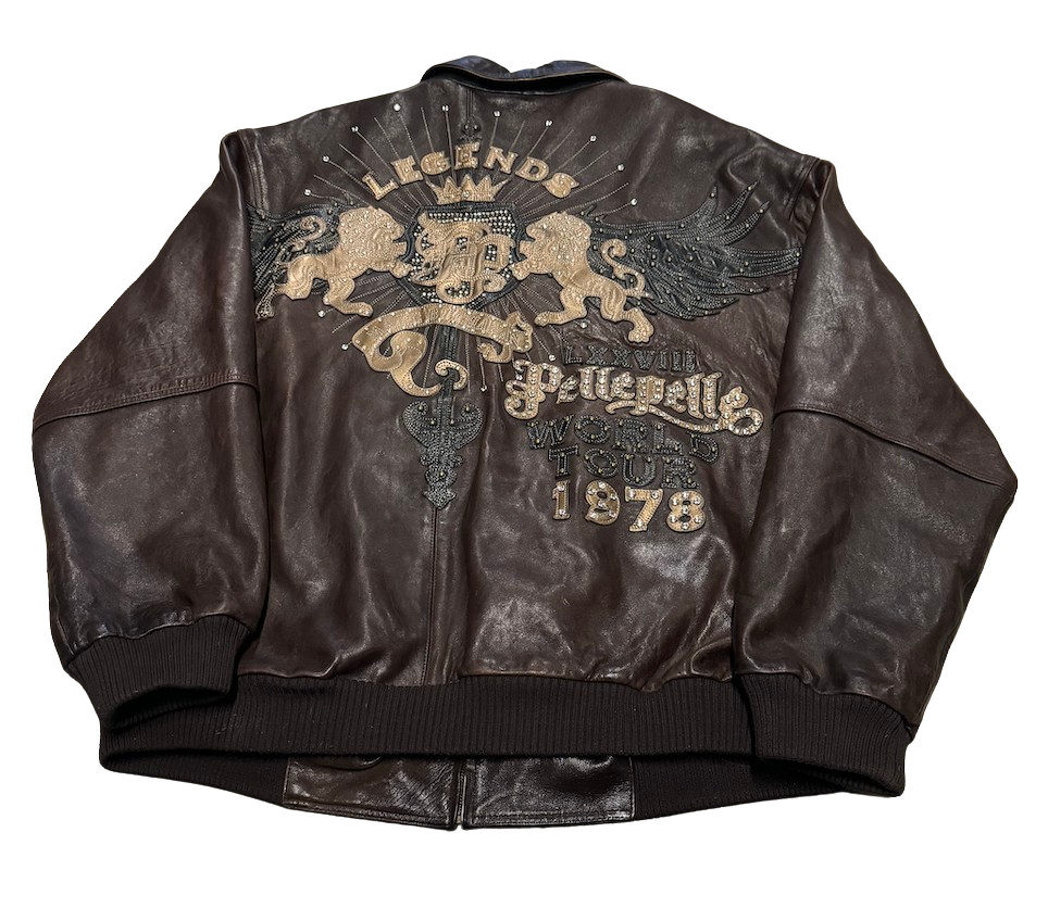 Pelle Pelle 'Marc Buchanan World Tour' Vintage Leather Jacket