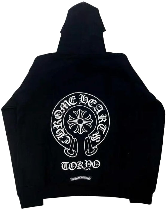 Chrome Hearts Vertical Logo 'Tokyo' Hoodie – Showroom LA