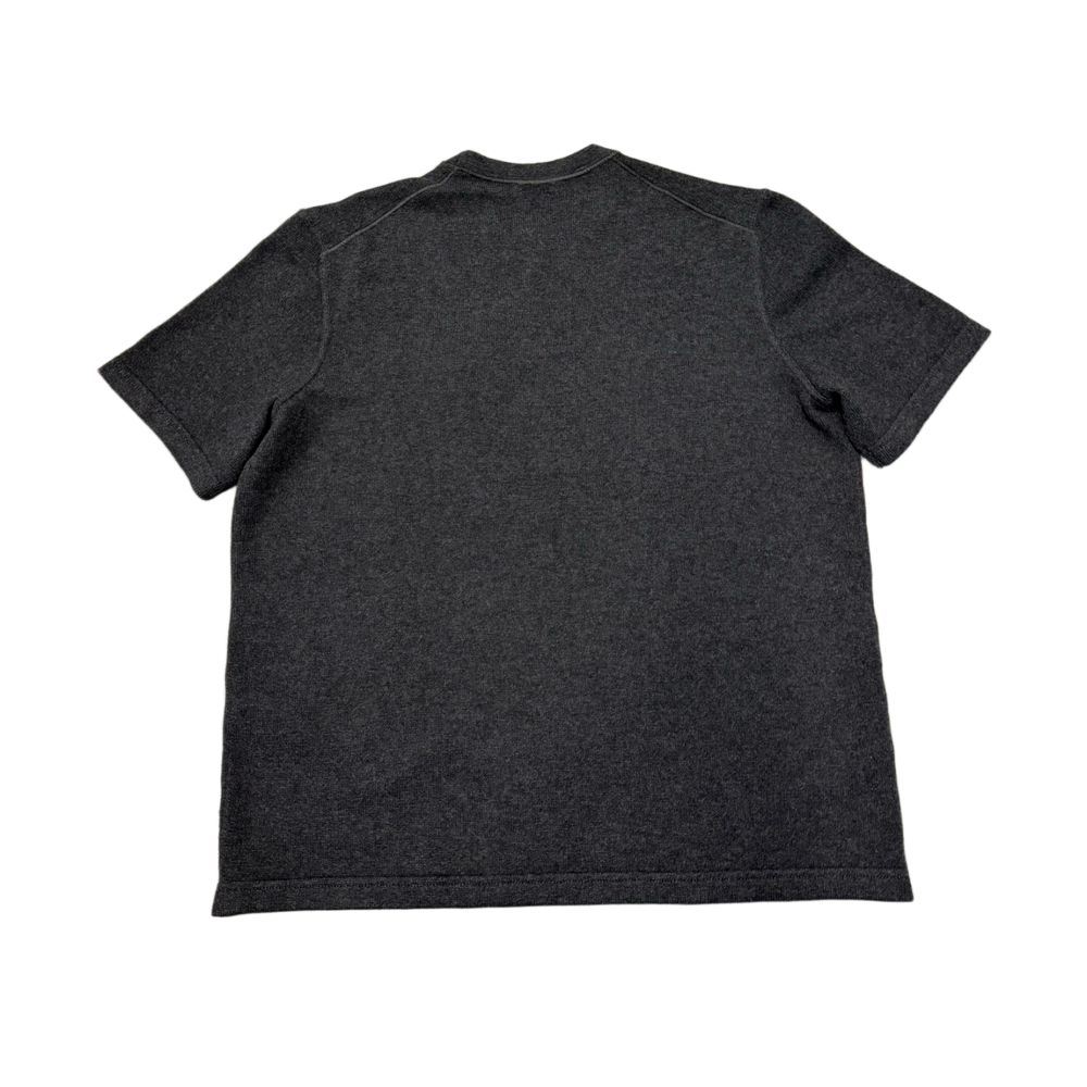Bottega Veneta 'Charcoal' Cashmere Short Sleeve Shirt