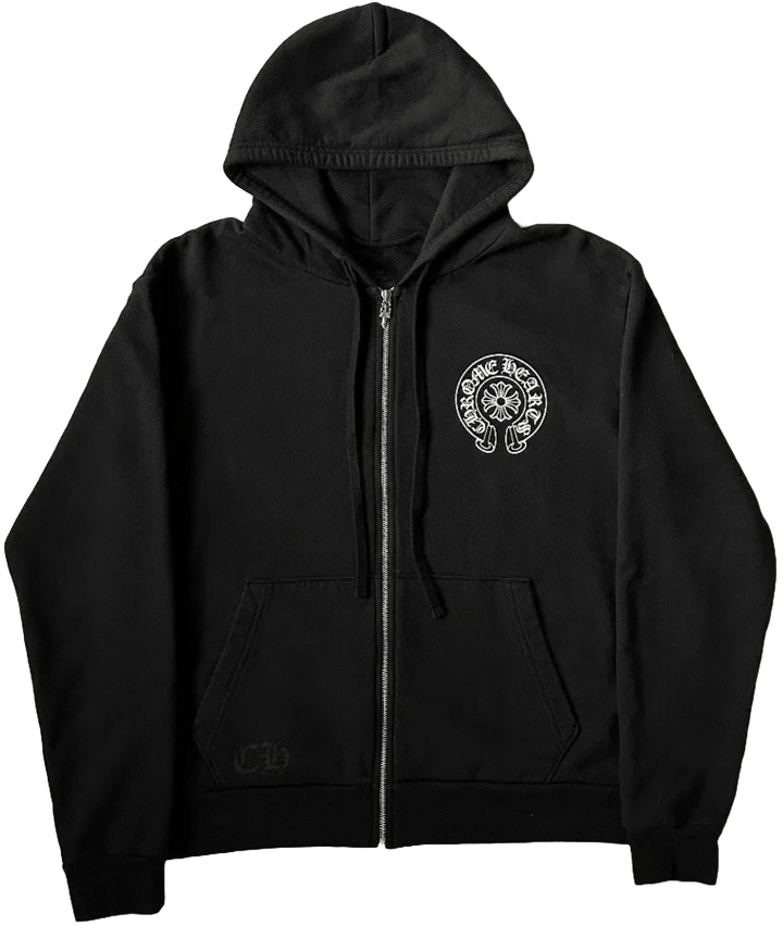 Chrome Hearts 'Osaka' Horseshoe Zip Up Hoodie