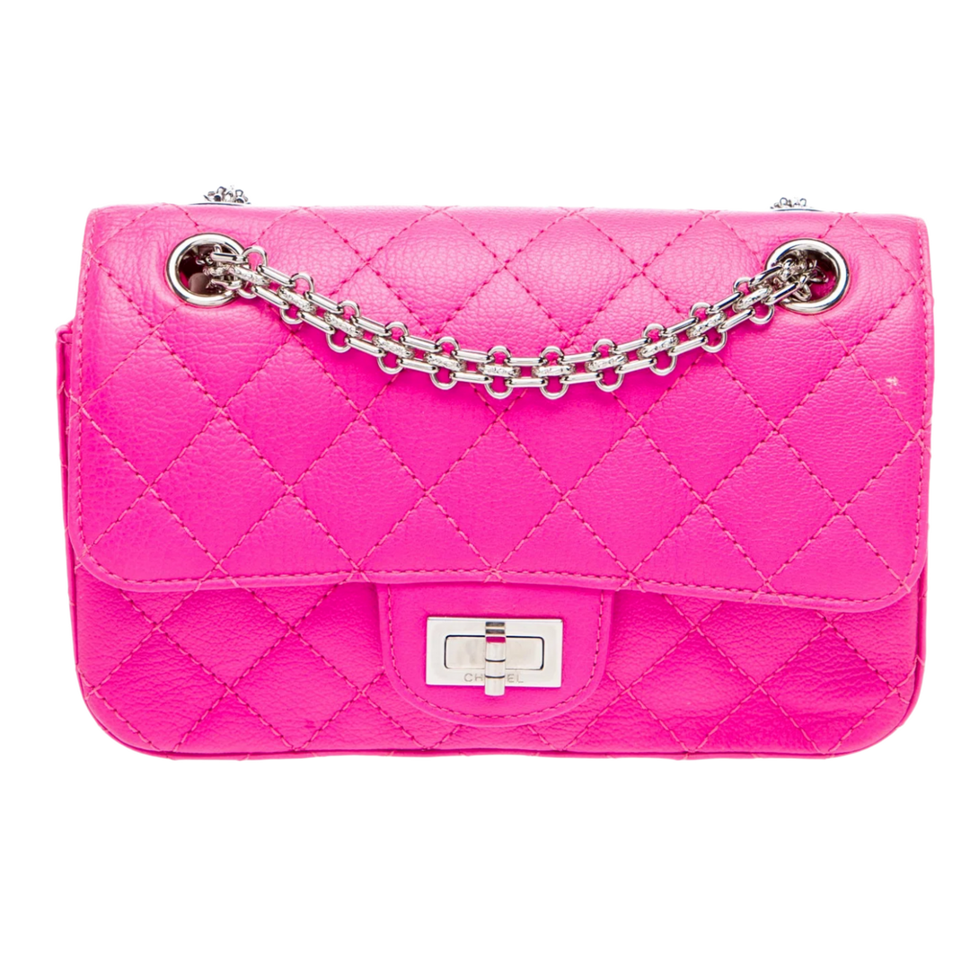 Chanel 19K 'Neon Pink Reissue' Mini Flap Bag