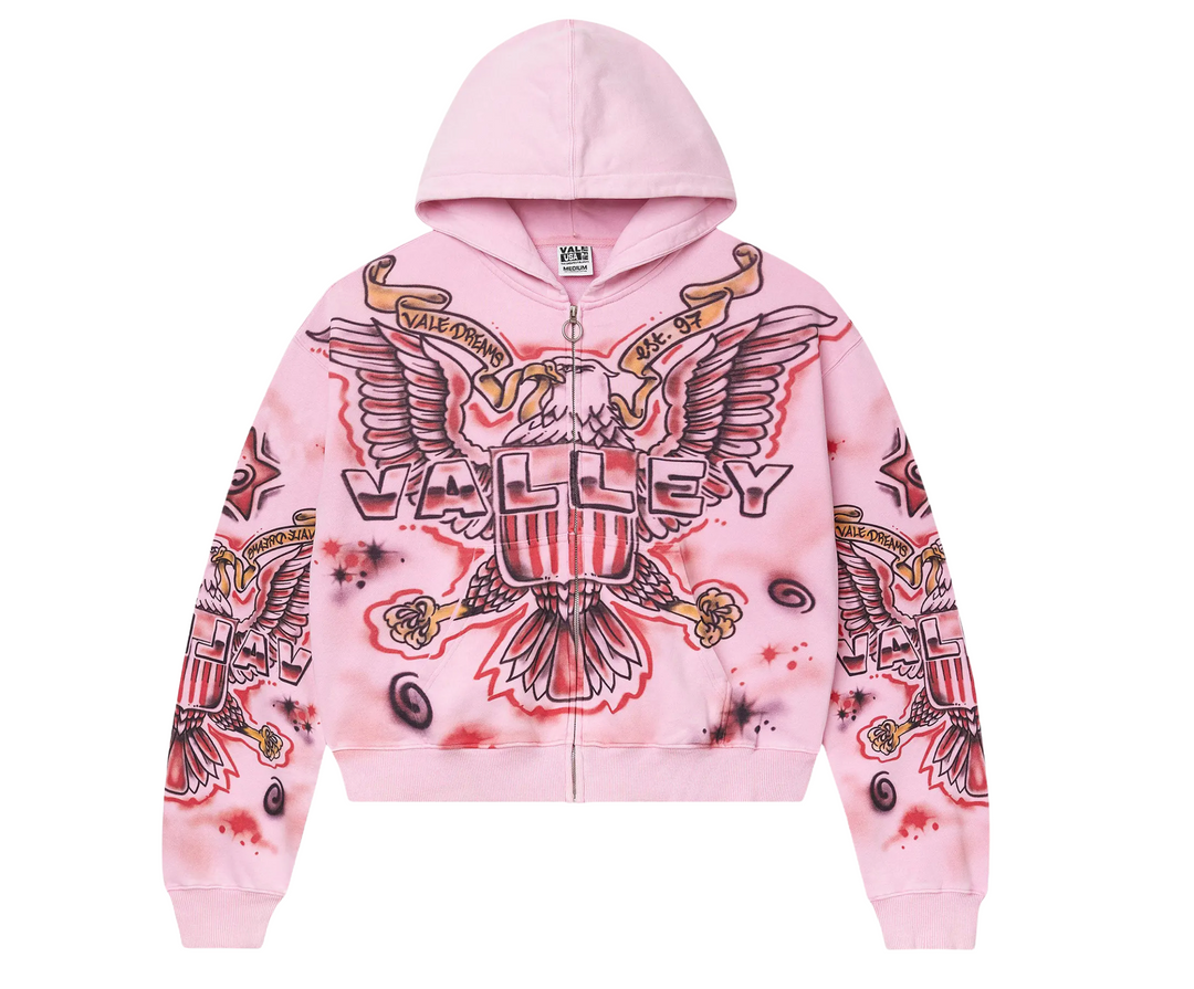 Vale 'Flag' Pink Hoodie