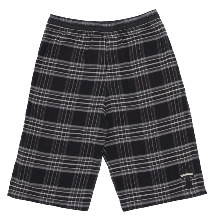 Chrome Hearts 'Plaid' After School Cross Patch Shorts