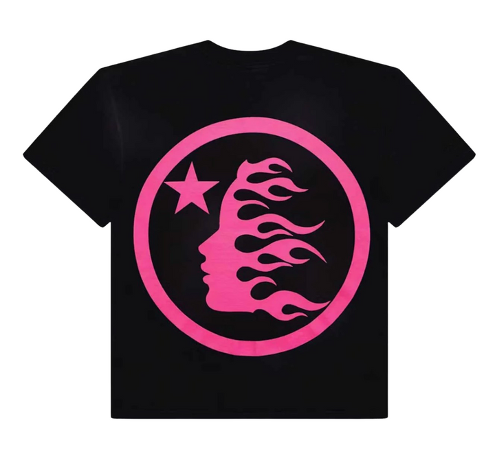 Hellstar 'Pink' Classic Logo Black Tee