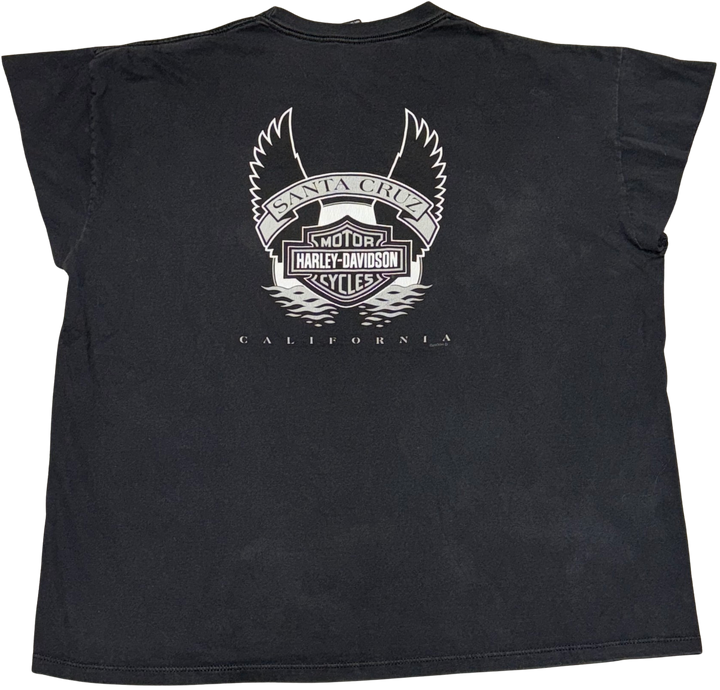Harley Davidson 'Santa Cruz' Vintage Cutoff Tee