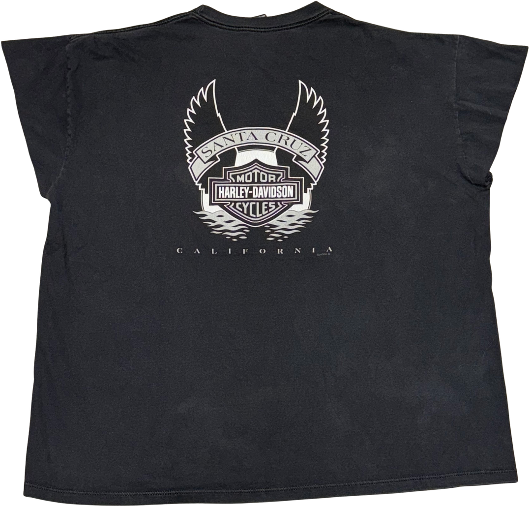 Harley Davidson 'Santa Cruz' Vintage Cutoff Tee