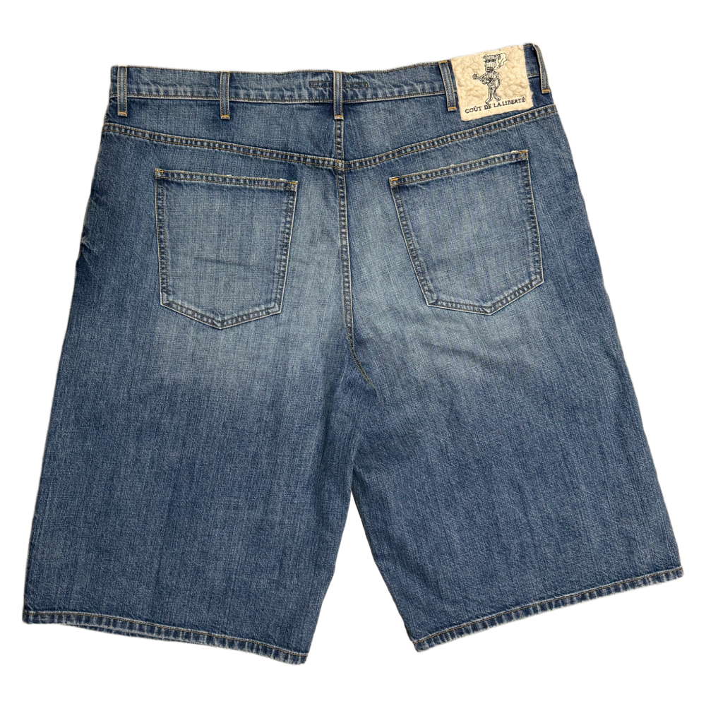 Cout De La Liberte 'Distressed' Dark Denim Shorts