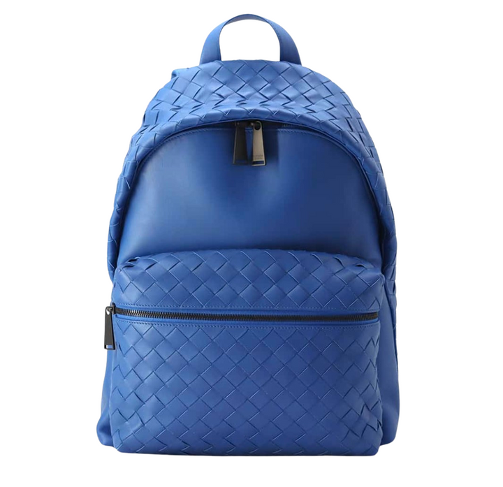 Bottega Veneta 'Blue' Leather Backpack