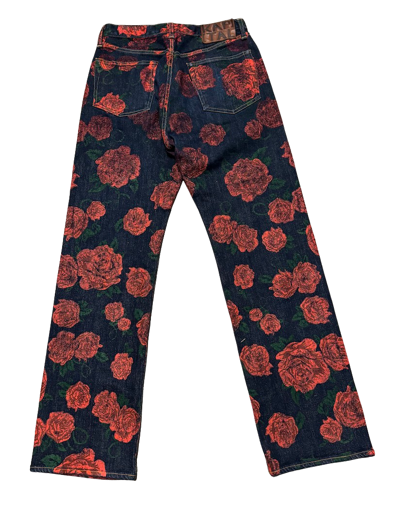 Kapital 'Rose Print' Monkey Cisco Jeans