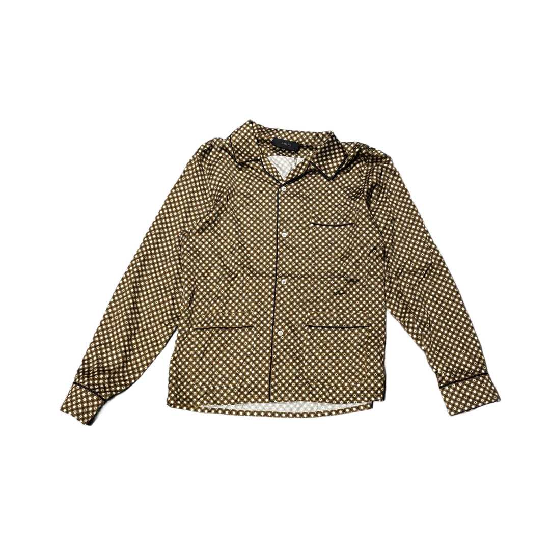 Amiri 'Brown' Casino Chip Pajama Shirt