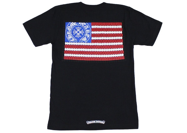 Chrome Hearts 'American Flag' Dagger Black Tee