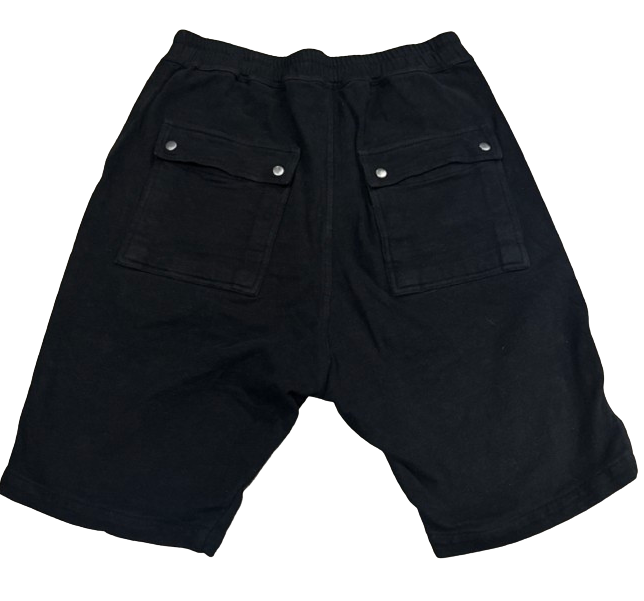 Rick Owens Black Bela Pod Shorts