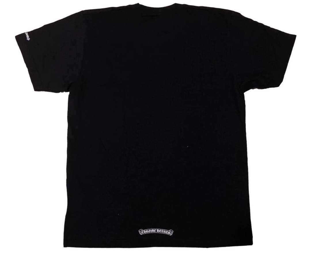 Chrome Hearts Neck Logo Black Tee