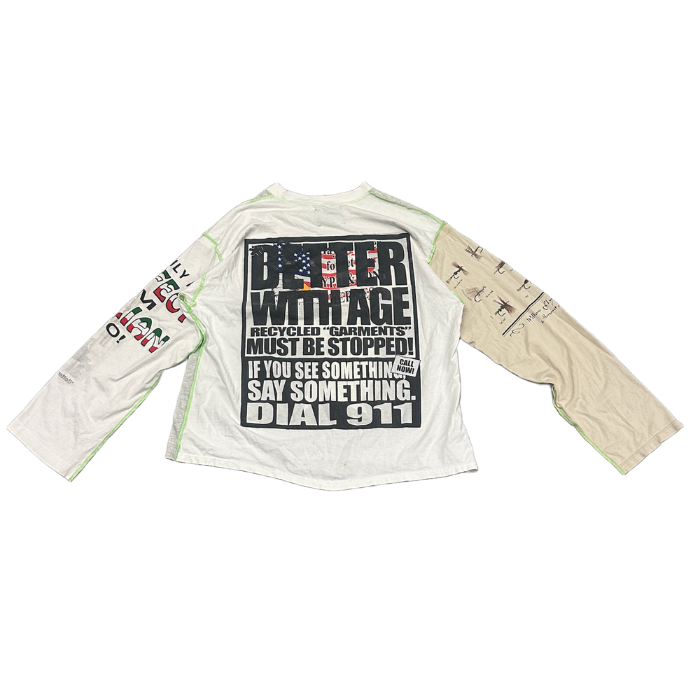 Better With Age 'Multicolor' Heels Reversible Smear Tee