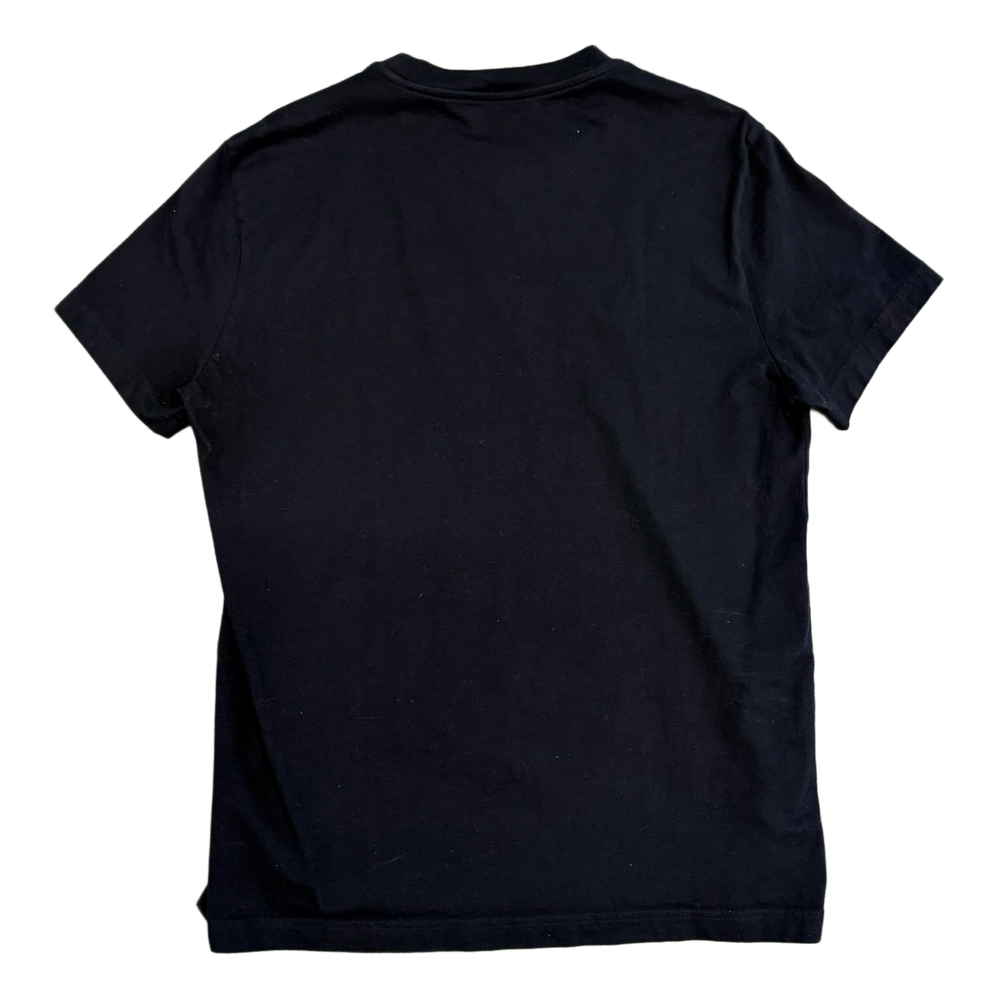 Prada 'Embroidered Logo' Black Tee