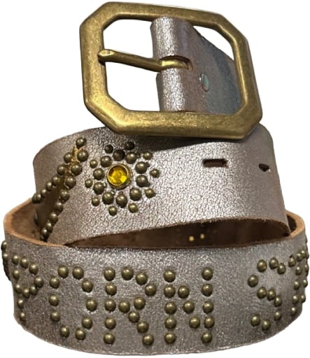 Studded 'Winged Black Gem' Porn Star Belt