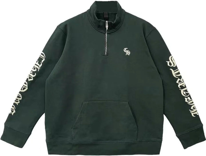 Chrome Hearts 'Slo Ride' Green Quarter Zip